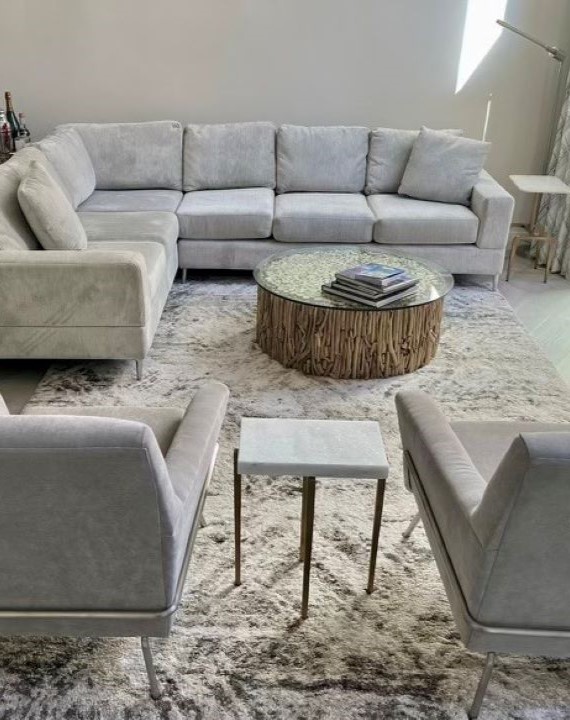 Living room area rug in Vail Valley, CO